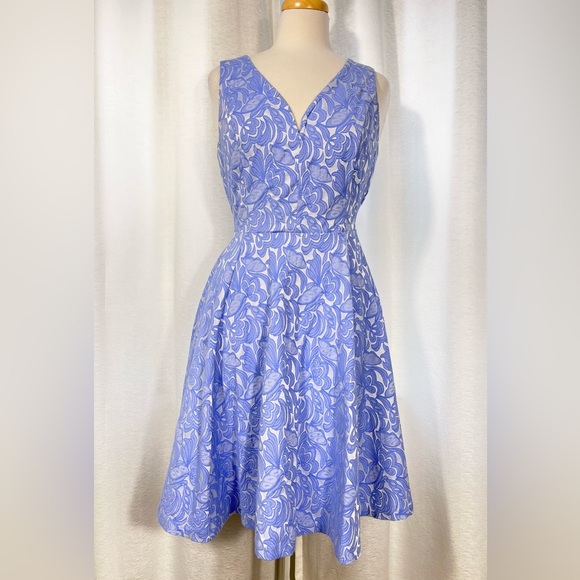 ANTHROPOLOGIE - Maeve Jacquard Claribel Dress - Picture 4 of 10